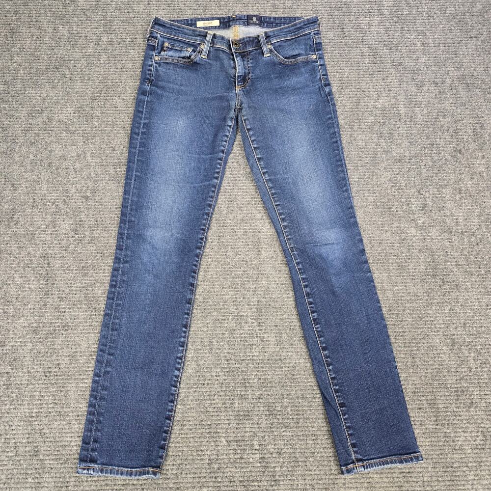 AG Adriano Goldschmied The Stilt Jeans Women 27R Blue Cigarette Leg USA